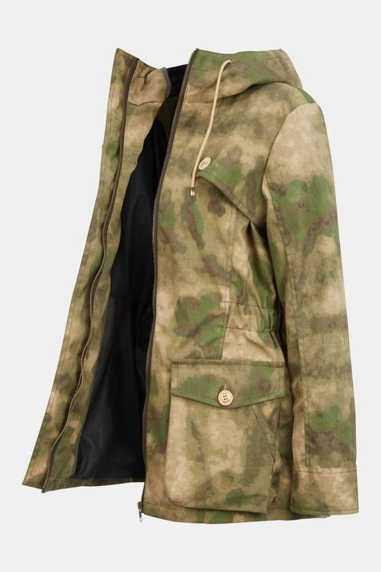 Troy London Womens Wax Parka Jacket - Image 2