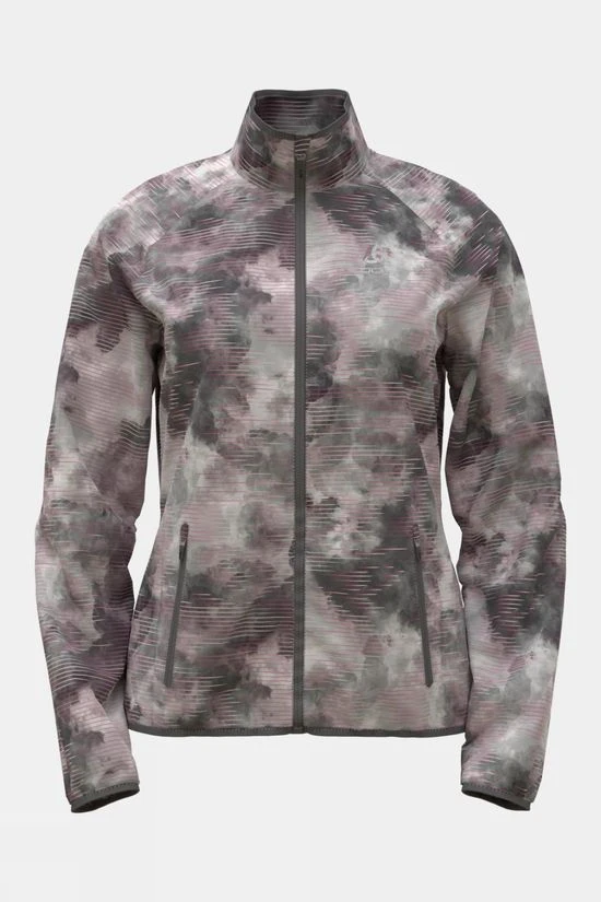 Odlo Womens Essential Light Print Running Jacket