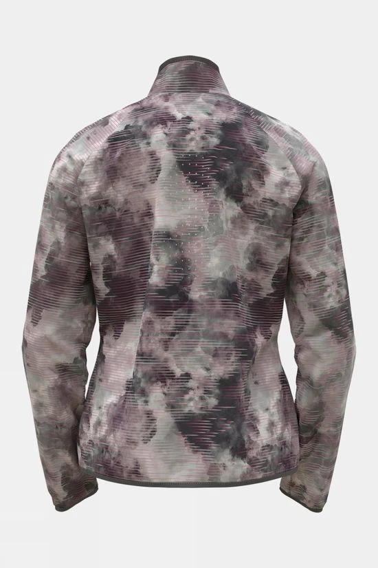 Odlo Womens Essential Light Print Running Jacket - Image 2